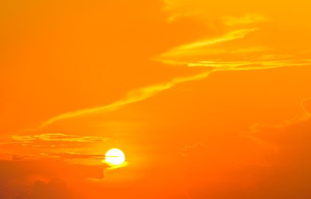 niebo zachód słońca - Zdjęcie, obraz