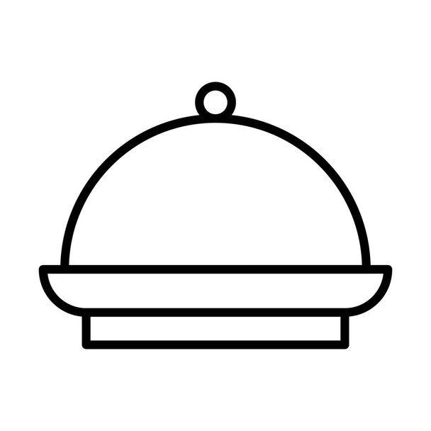 ikona vaření kloše ve stylu osnovy - Vektor, obrázek