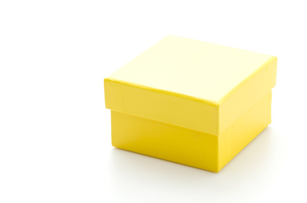 caja de regalo amarillo - Foto, imagen