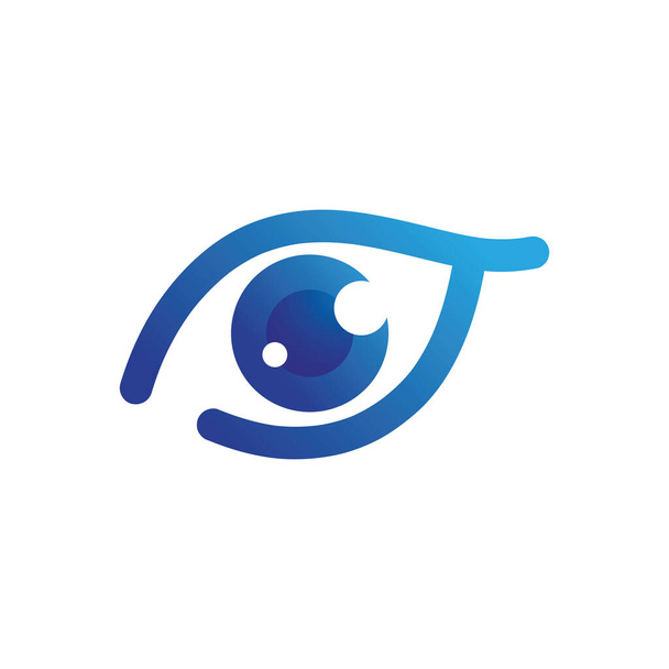Conception de logo vectoriel de soins des yeux, modèle d'icône - Vecteur, image