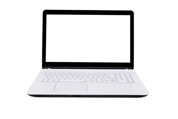 Компьютер изолирован на белом фоне. - Фото, изображение