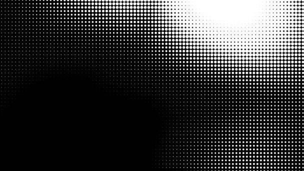 Punkt weißen schwarzen Muster Farbverlauf Textur Hintergrund. Abstrakter Pop-Art-Halbton und Retro-Stil. - Foto, Bild