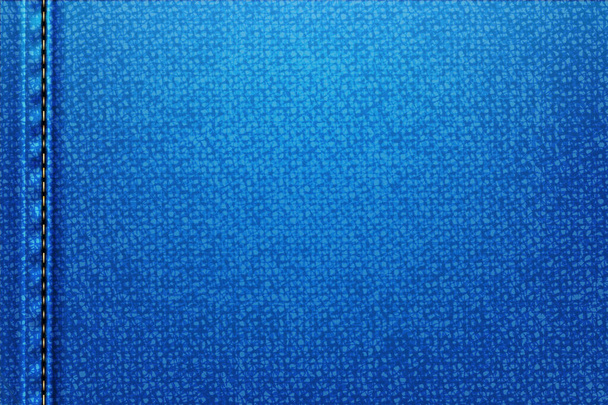 Vektorillustration der blauen groben Vektortextur zwith Threads. - Vektor, Bild