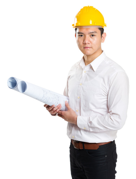 Young engineer portrait - Photo, Image