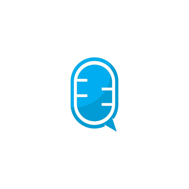 Podcast logo vector icon illustration design  - Vector, Image