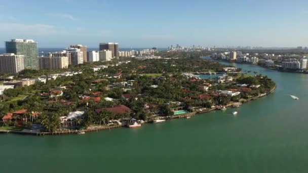 Bal Harbour Miami FL luxury waterfront mansion homes - Footage, Video