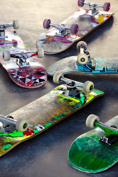 oude skateboards - Foto, afbeelding