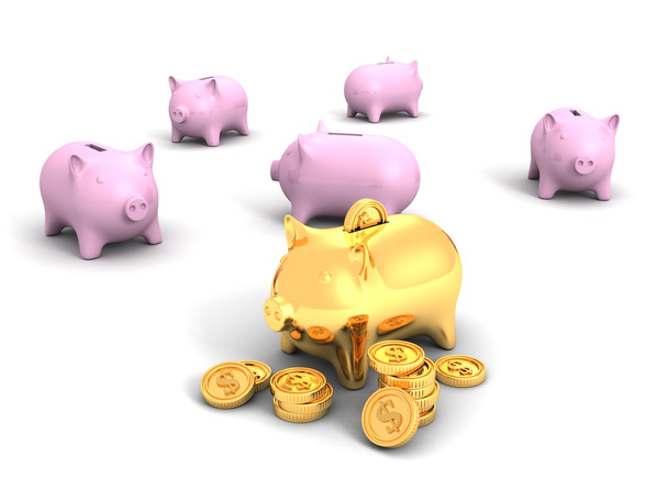 Лучший золотой банк свиньи
 - Фото, изображение