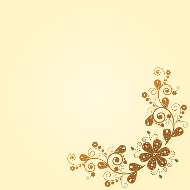 Vector floral background - Vector, Image