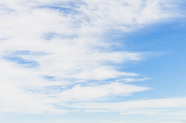 A beautiful shot of the blue sky and white clouds - Zdjęcie, obraz