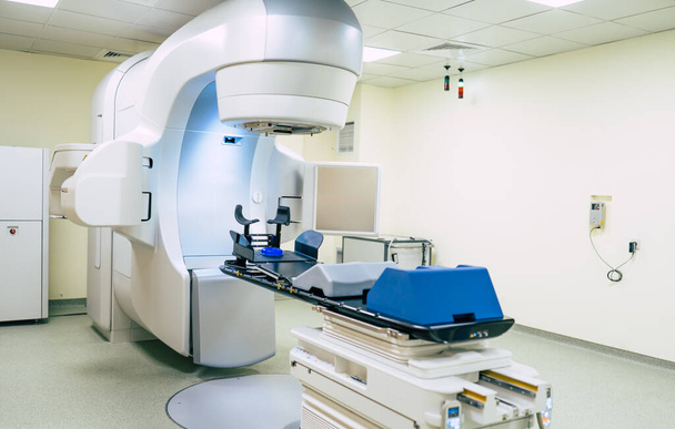 Photo of medical an advanced linear accelerator in the therapeutic oncology cancer therapy in the modern hospital laboratory - Photo, image