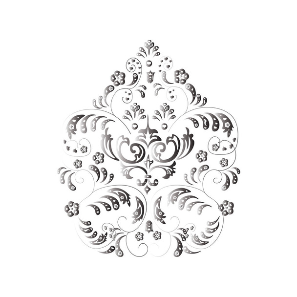 doodles gray isolated pattern on white background. Raster. - Photo, Image