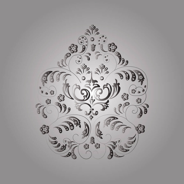 doodles gray isolated pattern on white background. Vector. - Vektor, Bild