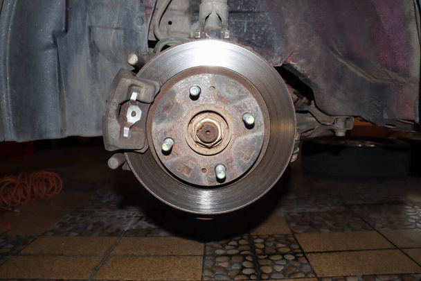 Check brake system of car - Photo, Image
