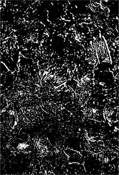 Trudne tło w czarno-białej fakturze z rysami i liniami. Abstrakcyjna ilustracja wektora. - Wektor, obraz
