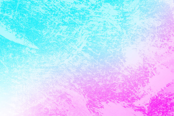 абстрактный пастельно-розовый и бирюзовый фон с размытым эффектом гранжа - Фото, изображение