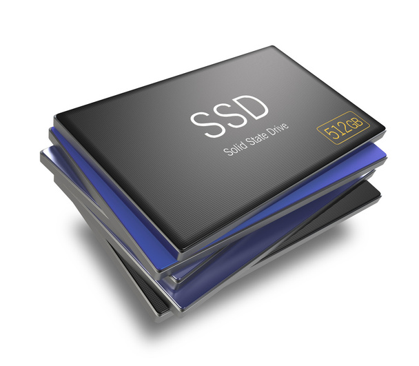 dyski SSD na białym tle - Zdjęcie, obraz