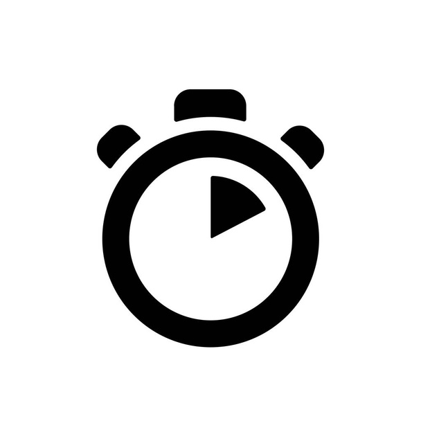 Εικονίδιο διανύσματος χρόνου. Σημάδι χρονόμετρου. Σύμβολο εικονιδίου χρονομέτρου που απομονώνεται σε λευκό φόντο Διάνυσμα EPS 10 - Διάνυσμα, εικόνα