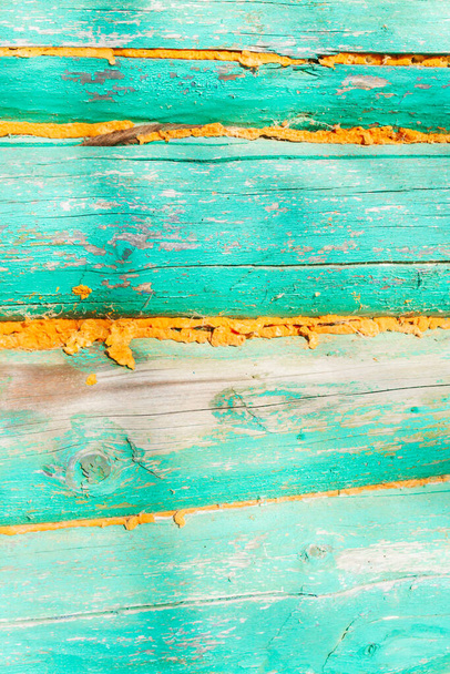 The wall of an old wooden painted house - Foto, immagini