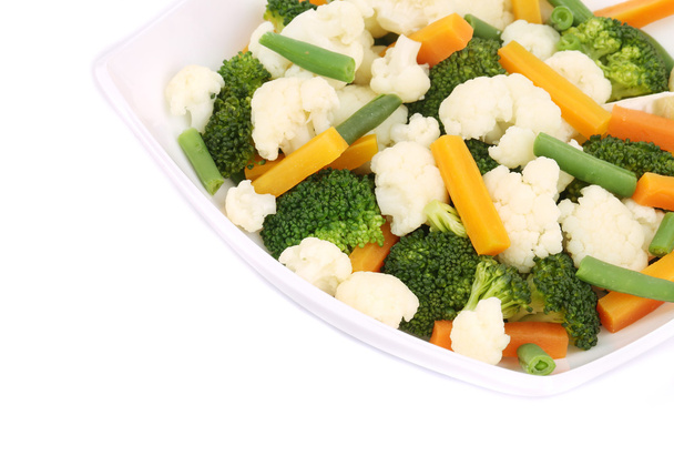 Broccoli and cauliflower salad. - Fotoğraf, Görsel