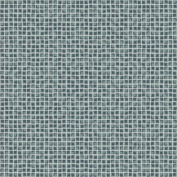 Abstracto color geométrico patrón de mosaico generativo ilustración de arte computacional, imitación de piezas de color azulejo - Vector, Imagen