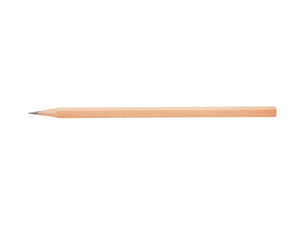 Ceruza elszigetelt fehér háttérrel másolás helyet a szöveg - Fotó, kép