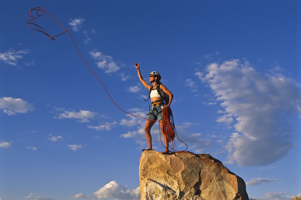Climber on the edge. - Photo, Image