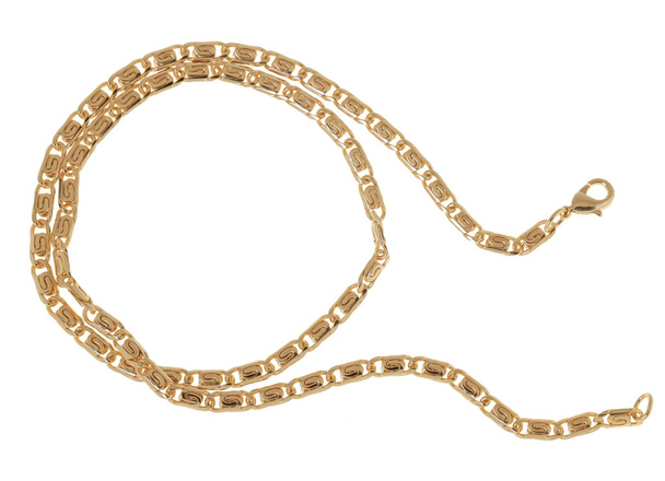 chain on white background - Фото, изображение