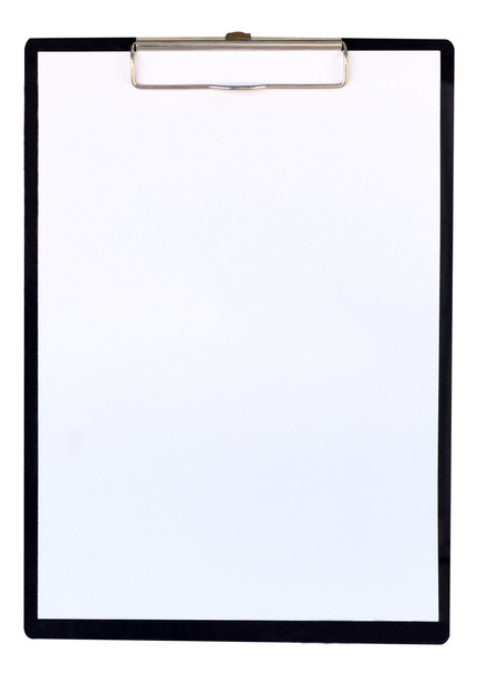 white paper on clipboard - Photo, Image
