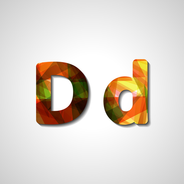 Colorful letter alphabet - Vektor, obrázek