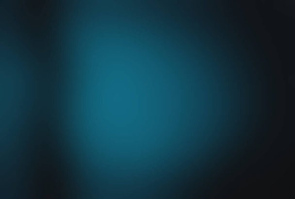 Abstract Luxe verloop Blauwe achtergrond. Glad Donkerblauw met zwarte vignet Studio Banner. - Foto, afbeelding