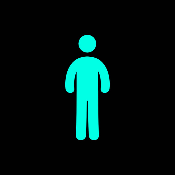tämä on miespuolisen henkilön logo - Valokuva, kuva