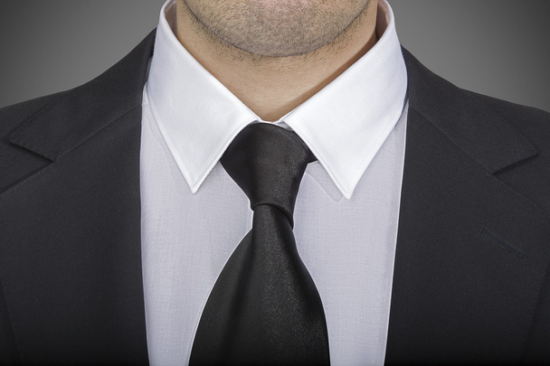 Vista de close-up de jaqueta e gravata
 - Foto, Imagem