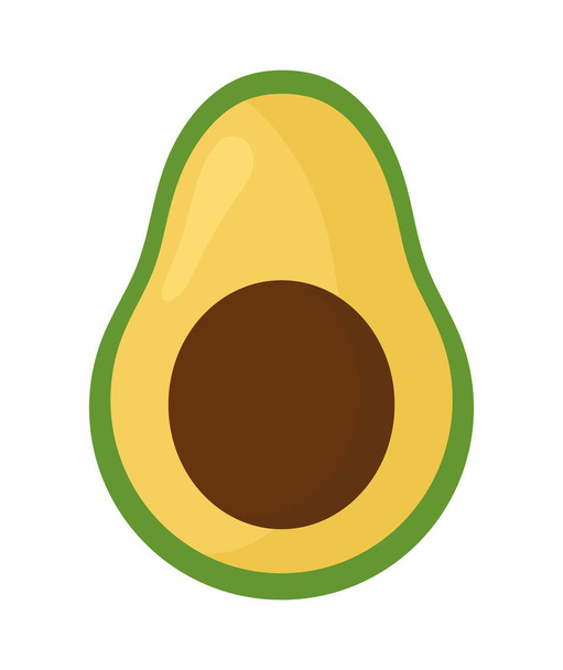 Кусочек авокадо
 - Вектор,изображение