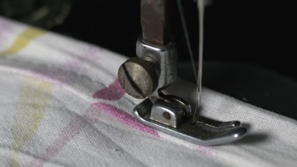 Old Style Sewing Machine  - Footage, Video