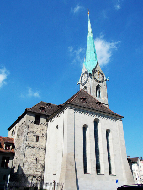 View of the Predigerkirche church in Zurich - Foto, Imagen