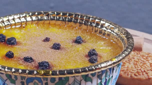 Delicious Turkish Traditional Rice Pudding - Footage, Video