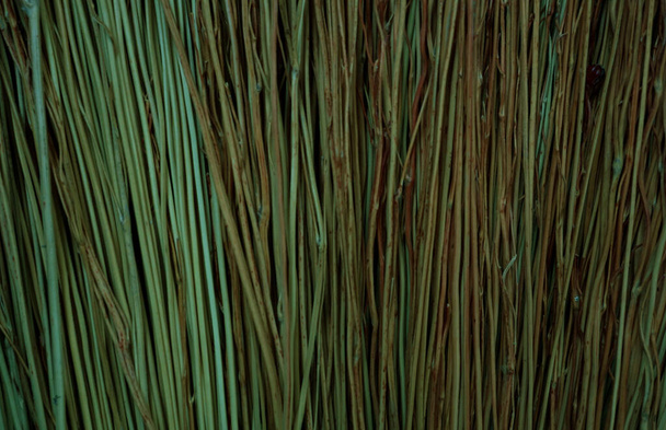                                素敵な藁織物の質感 - 写真・画像