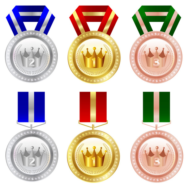 Crown crown medal - Vektör, Görsel