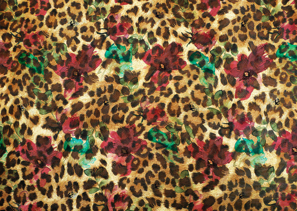 abstract seamless animal skin pattern - Photo, Image