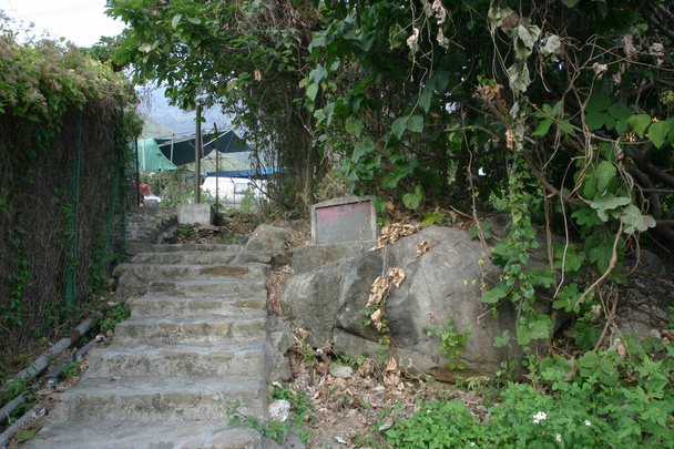 Steintreppen in der Natur, Dorf Tseung Kwan O - Foto, Bild