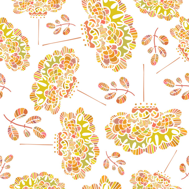 Floral Seamless Pattern - ベクター画像