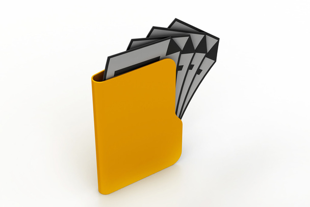Uploading secret documents from folder - Photo, Image