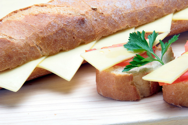 Bocadillo de queso - Foto, Bild
