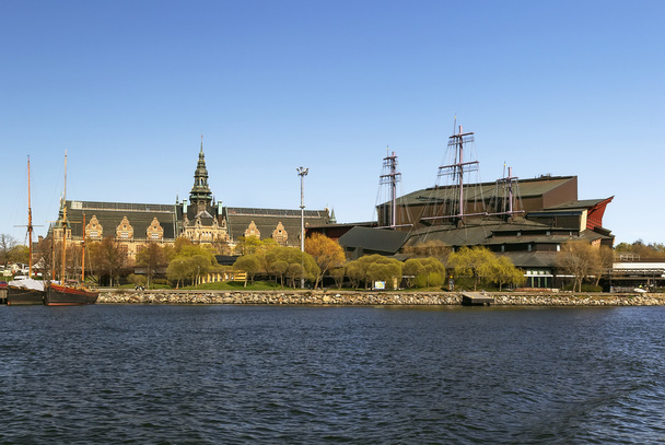 Museen für nordische Schiffe und Vasa-Schiffe, Stockholm - Foto, Bild