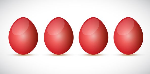червоне яйце набір ілюстрація дизайн
 - Фото, зображення