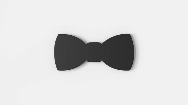 3D візуалізація чорної об'ємної краватки
 - Фото, зображення