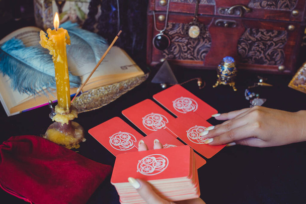 Magic and fortune telling concept, other answers, illustration for predict future materials - 写真・画像