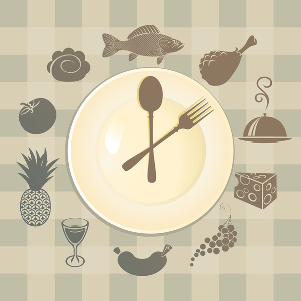 Different dishes - Vector, Imagen