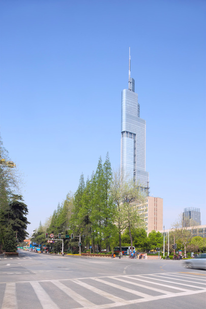 nanjing, china-april 7.2014: zifeng tower (grönland centre-zifeng) - Foto, Bild